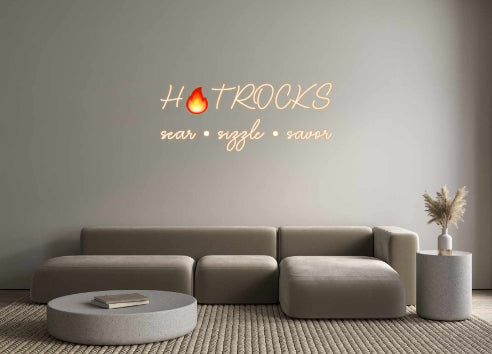 Custom Neon Sign Online Editor H🔥T ROCKS
s...