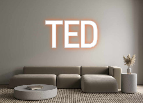 Custom Neon Sign Online Editor TED
