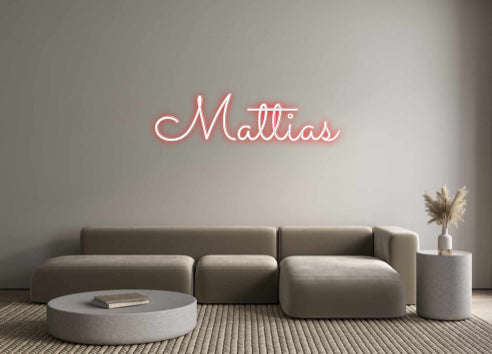 Custom Neon Sign Online Editor Mattias