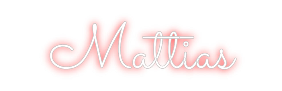 Custom Neon Sign Online Editor Mattias