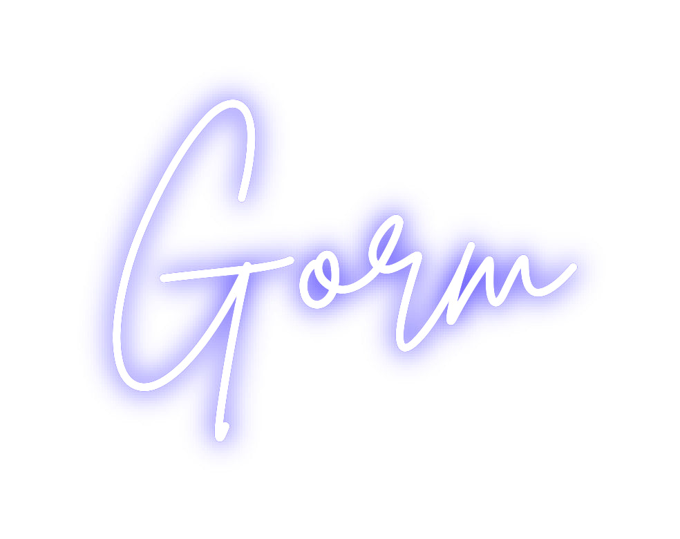 Custom Neon Sign Online Editor Gorm