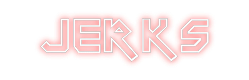 Custom Neon Sign Online Editor JERKS