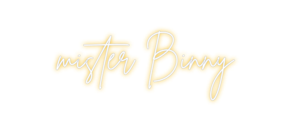 Custom Back Lit Neon Sign Online Editor mister Binny