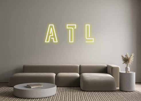 Custom Neon Sign Online Editor A T L