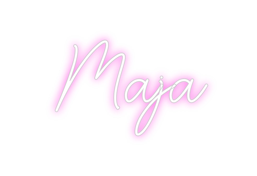 Custom Neon Sign Online Editor Maja