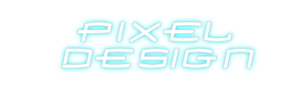 Custom Back Lit Neon Sign Online Editor pixel
design