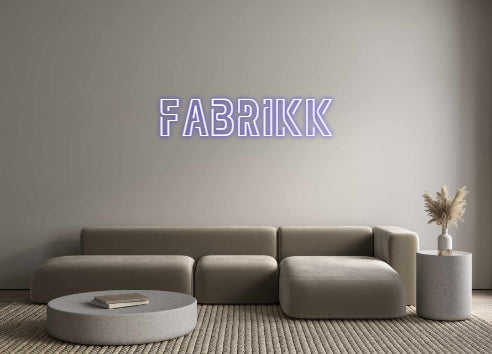 Custom Neon Sign Online Editor fabrikk