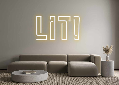 Custom Back Lit Neon Sign Online Editor Lit!