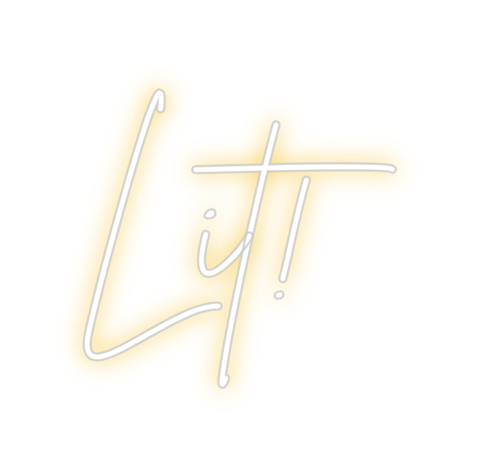 Custom Back Lit Neon Sign Online Editor Lit!