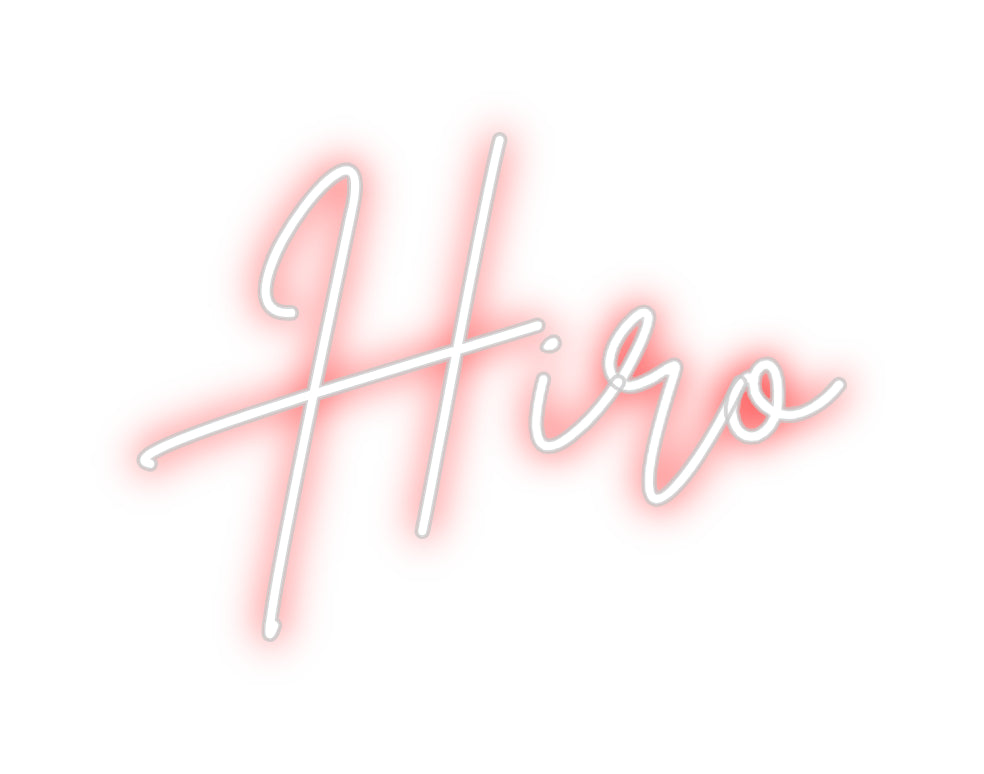 Custom Neon Sign Online Editor Hiro