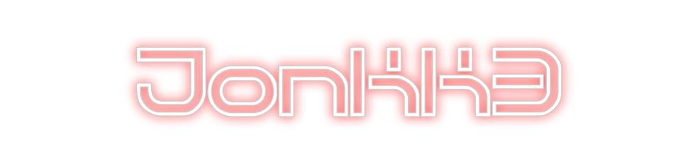 Custom Neon Sign Online Editor Jonkk3