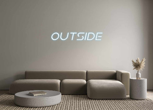 Custom Neon Sign Online Editor Outside