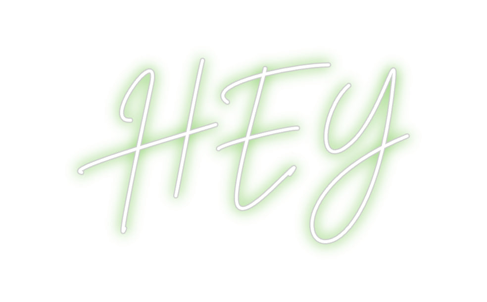 Custom Neon Sign Online Editor HEY