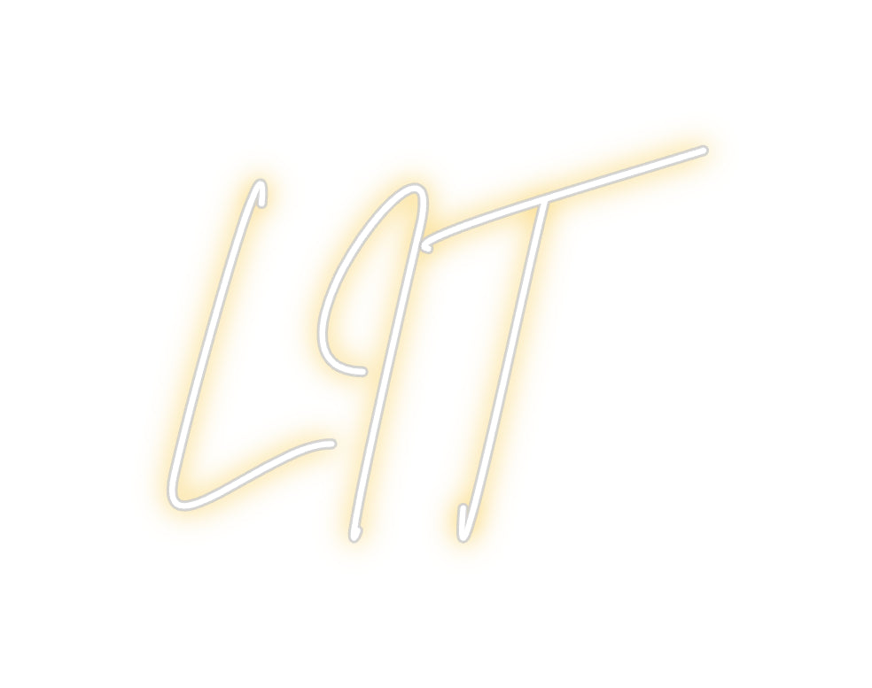 Custom Back Lit Neon Sign Online Editor LIT