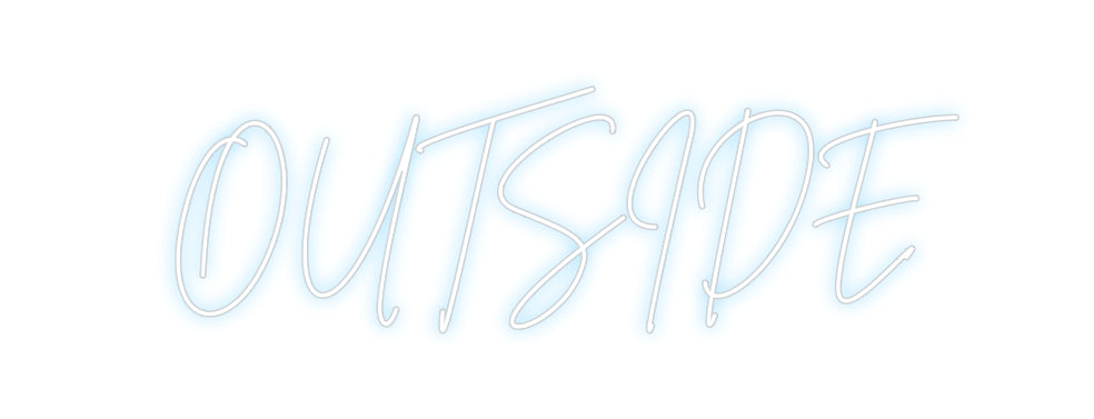 Custom Neon Sign Online Editor OUTSIDE