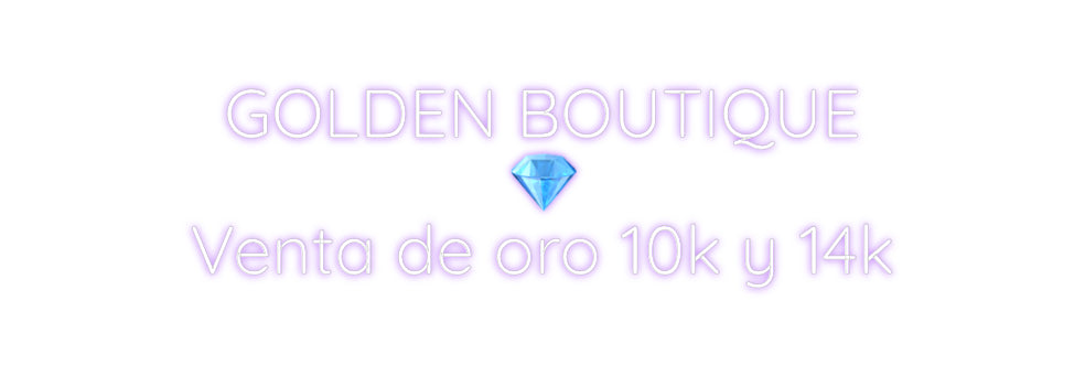 Custom Neon Sign Online Editor GOLDEN BOUTIQ...