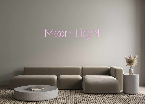 Custom Neon Sign Online Editor Moon Light