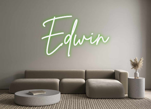 Custom Neon Sign Online Editor Edwin