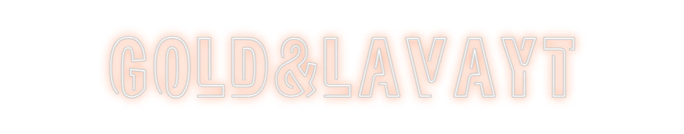 Custom Neon Sign Online Editor Gold&LavaYT