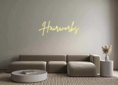 Custom Neon Sign Online Editor Hairworks