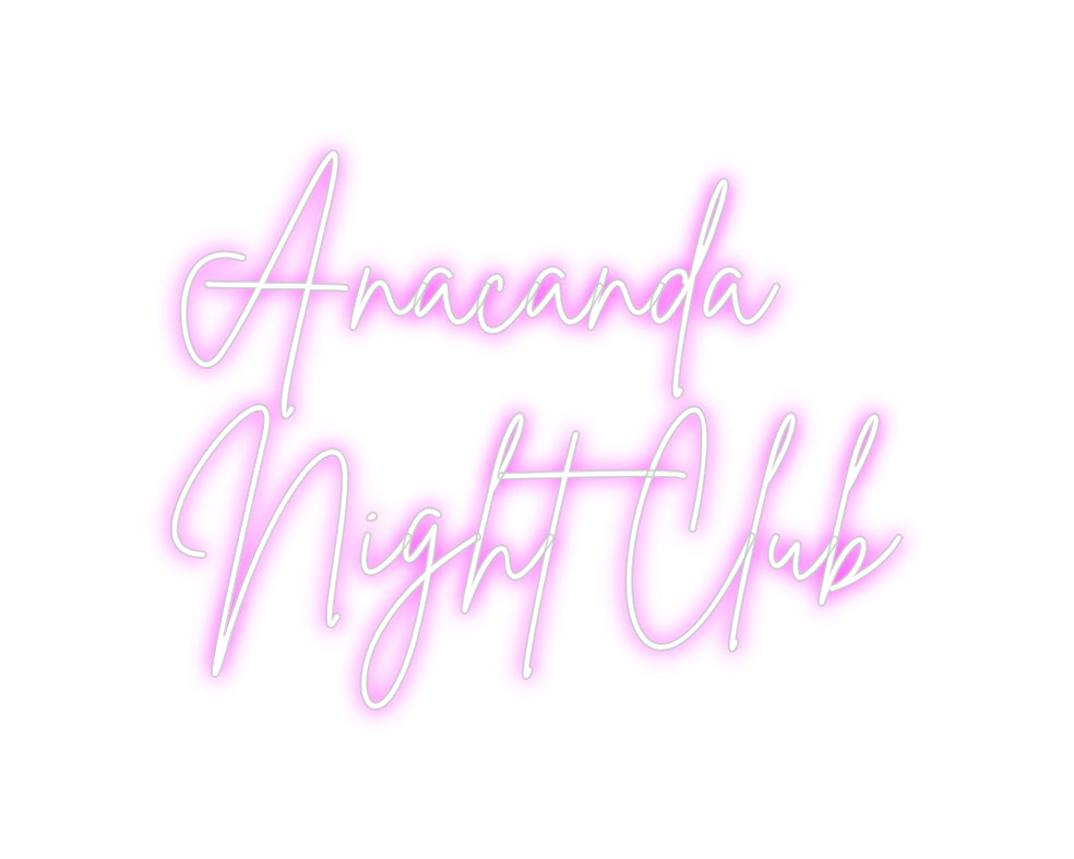 Custom Back Lit Neon Sign Online Editor Anacanda
Nig...