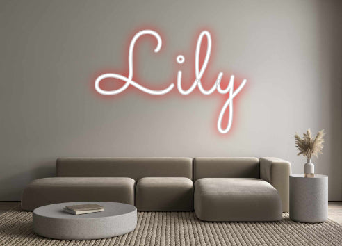 Custom Neon Sign Online Editor Lily