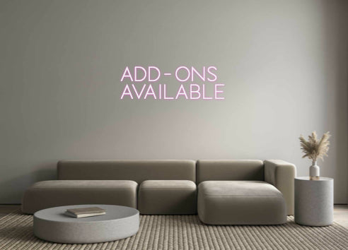 Custom Neon Sign Online Editor ADD-ONS
avai...
