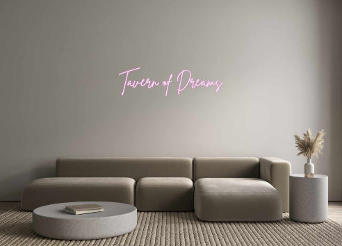 Custom Neon Sign Online Editor Tavern of Dre...