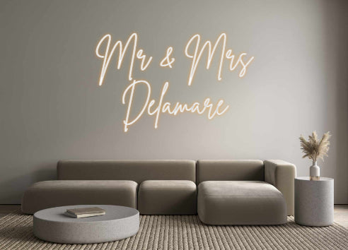 Custom Neon Sign Online Editor Mr & Mrs
Del...