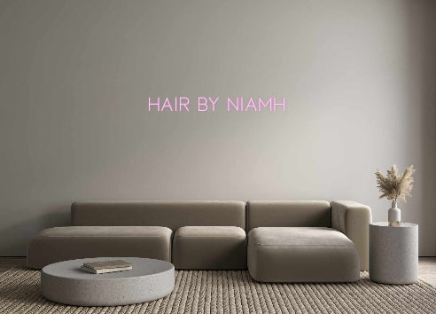 Custom Neon Sign Online Editor Hair by niamh