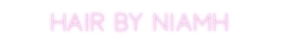 Custom Neon Sign Online Editor Hair by niamh
