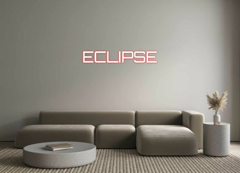Custom Neon Sign Online Editor ECLIPSE