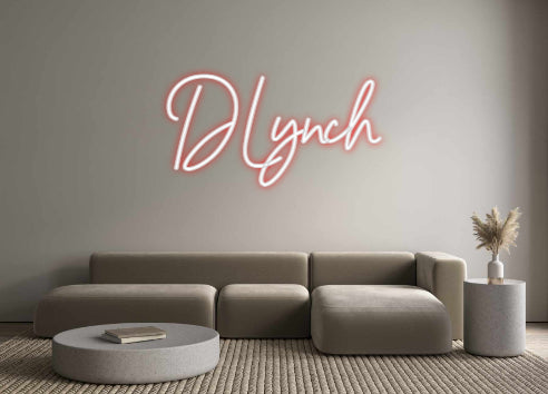 Custom Neon Sign Online Editor DLynch