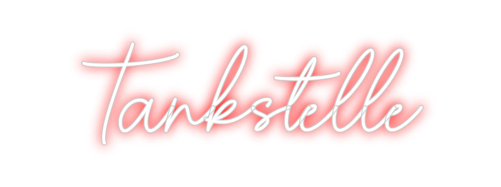 Custom Neon Sign Online Editor Tankstelle