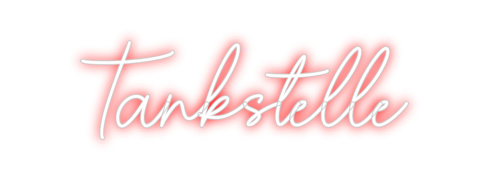 Custom Neon Sign Online Editor Tankstelle