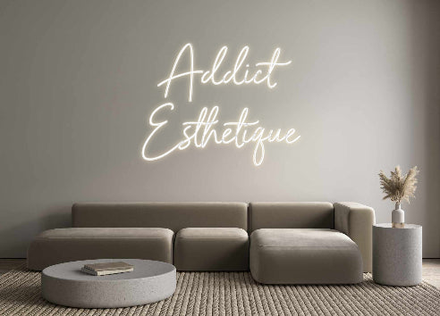 Custom Neon Sign Online Editor Addict
Esthé...