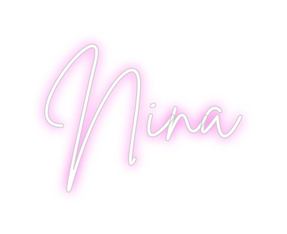 Custom Neon Sign Online Editor Nina