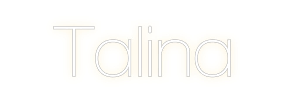 Custom Neon Sign Online Editor Talina