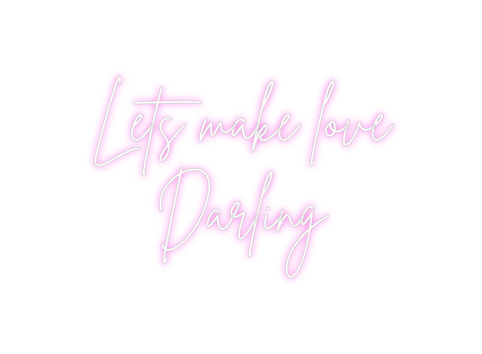 Custom Neon Sign Online Editor Lets make lov...