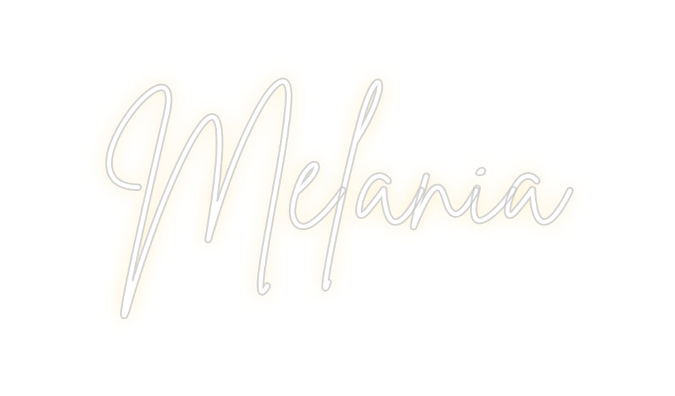 Custom Neon Sign Online Editor Melania