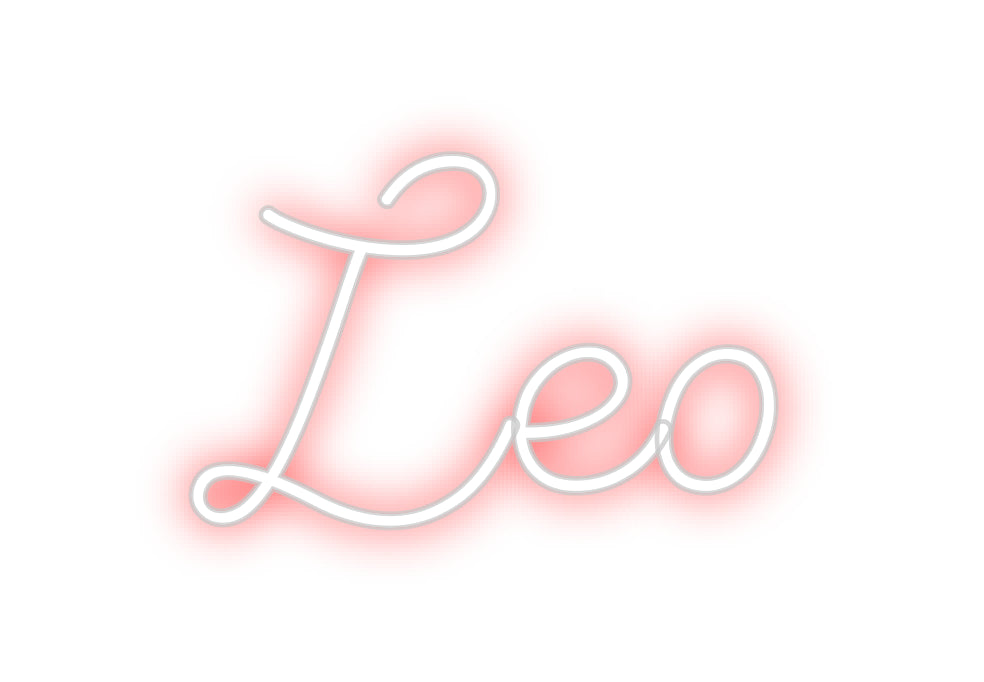 Custom Neon Sign Online Editor Leo