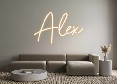 Custom Neon Sign Online Editor Alex