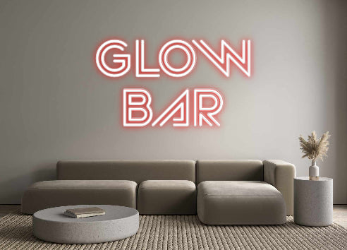 Custom Neon Sign Online Editor GLOW 
BAR