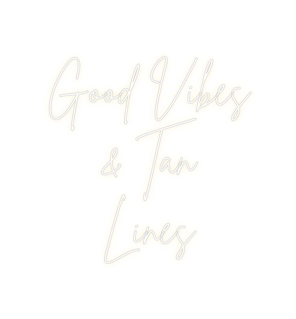 Custom Neon Sign Online Editor Good Vibes
&...