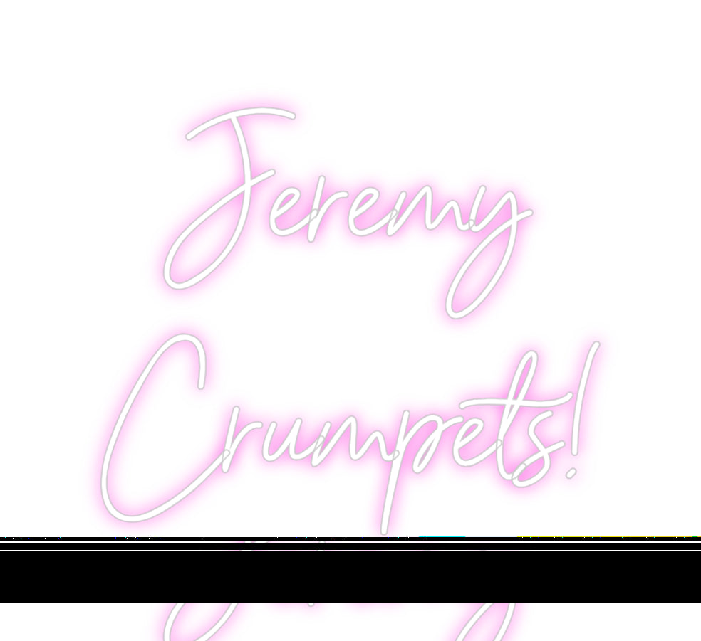 Custom Neon Sign Online Editor Jeremy 
Crum...