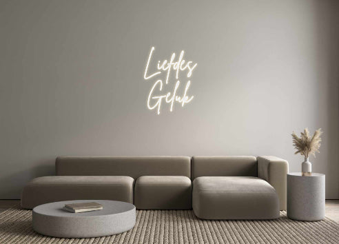 Custom Neon Sign Online Editor Liefdes
Geluk