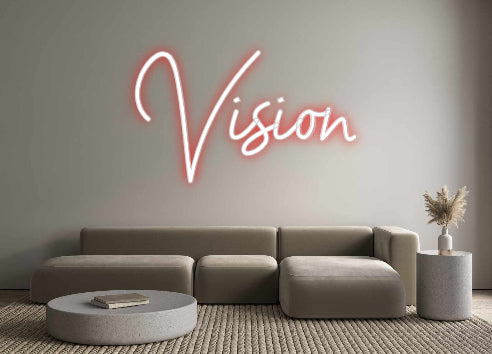 Custom Neon Sign Online Editor Vision