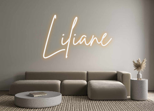 Custom Neon Sign Online Editor Liliane