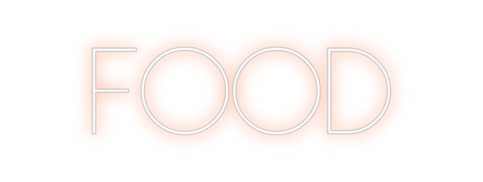 Custom Neon Sign Online Editor Food