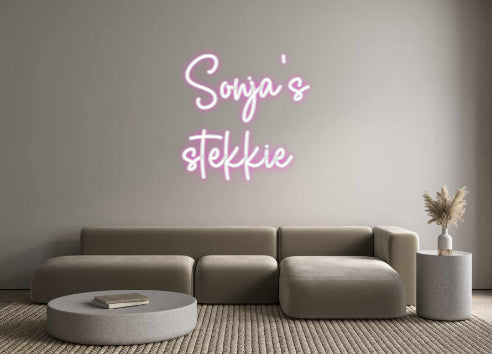 Custom Neon Sign Online Editor Sonja's
stek...